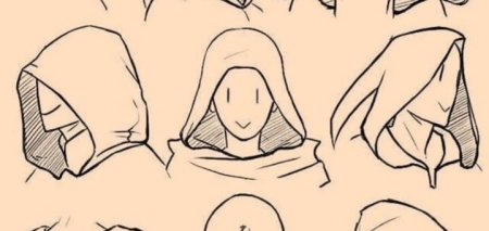 Аниме парень в капюшоне