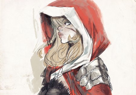 Аниме парень в капюшоне