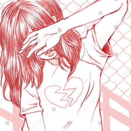 Очень красивое нарисованное сердце