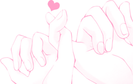 Сердечко из пальцев