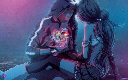 Аниме парень с разбитым сердцем