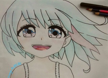 Рисунки карандашом из аниме
