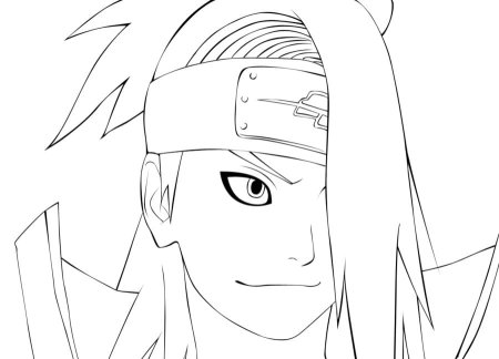 Наруто Lineart