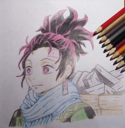 Танджиро Камадо скетч
