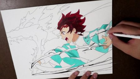 Speed drawing Танджиро