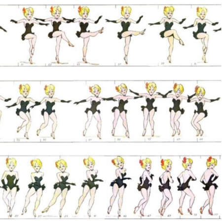 Референс бега человека сбоку