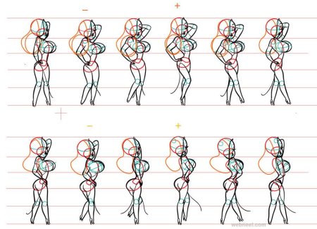 Движение человека покадрово