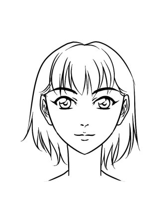 Аниме лицо