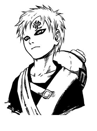 Аниме Манга Наруто Гаара