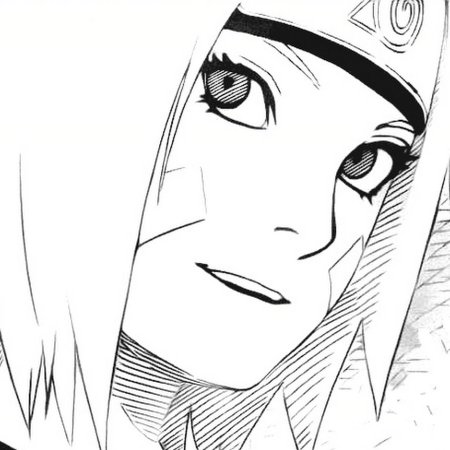 Черно белая Рин Нохара