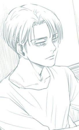 Леви атака титанов для срисовки