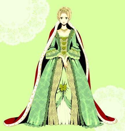 Средневековые платья аниме