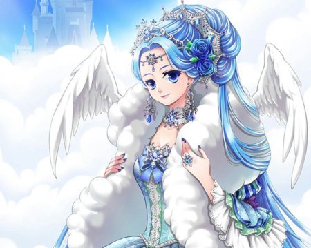 Белая принцесса аниме