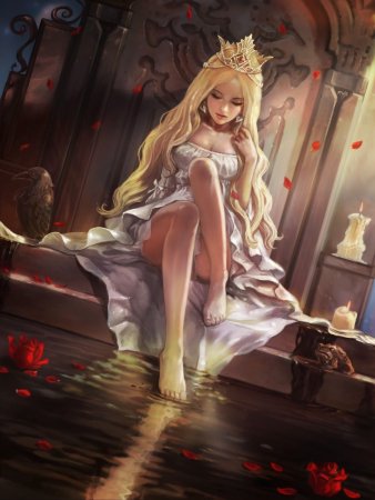 Эльфийка аниме Королева