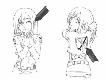 Рисунки аниме персонажей