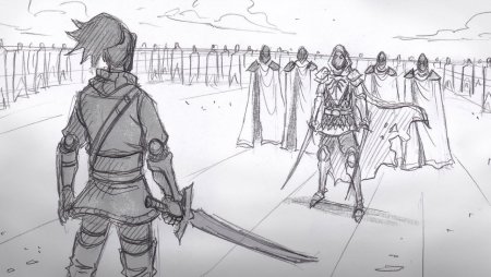 Сражение на мечах скетчи