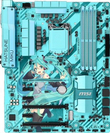 MSI Hatsune Miku материнская плата