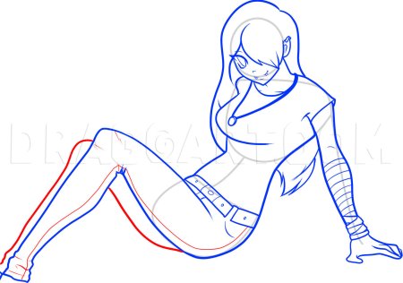 Картинки для срисовки тело девушки