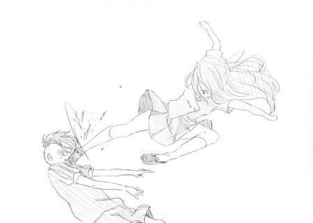 Молнии рисунок аниме