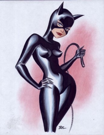 Bruce Timm женщина кошка
