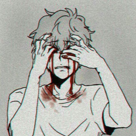 Злое лицо аниме