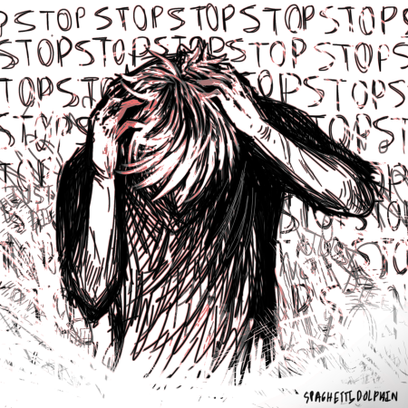 Грустное аниме лицо карандашом