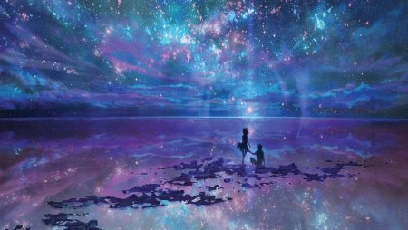 Звездное небо аниме