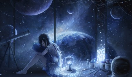 Космос арт аниме