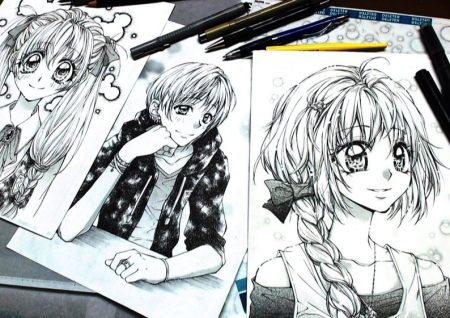 Рисование манги