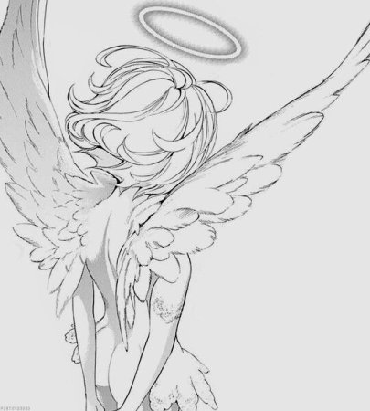 Ангел набросок