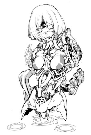 Робот аниме для рисования