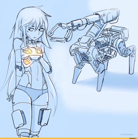 Рисование меха робота