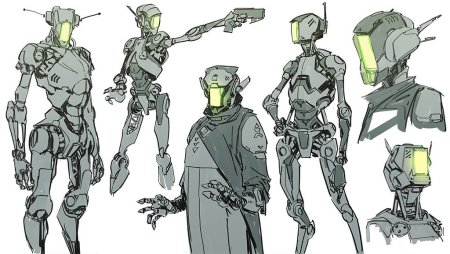 Аниме девушки роботы