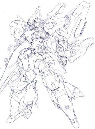 Рисование меха робота