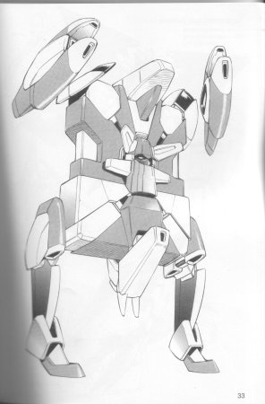 Робот аниме арт