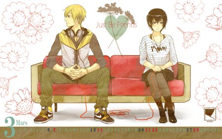 Аниме парень на диване