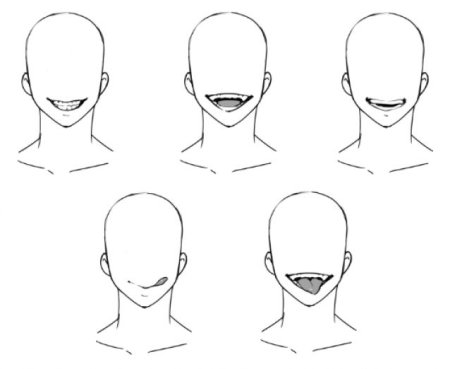 Аниме лицо референс