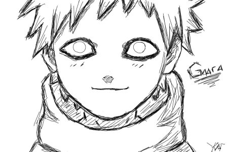 Гаара для срисовки