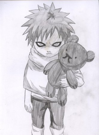 Гаара карандашом