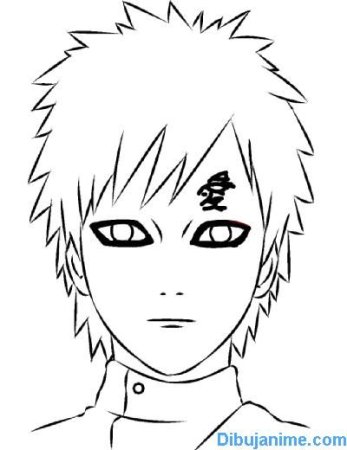Гарра раскраска Наруто