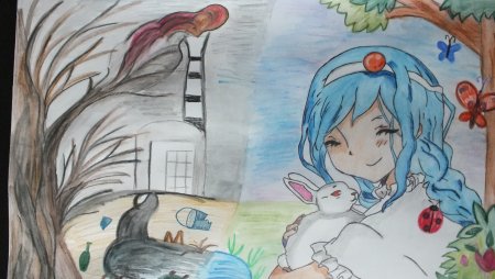 Рисунки на тему экология аниме