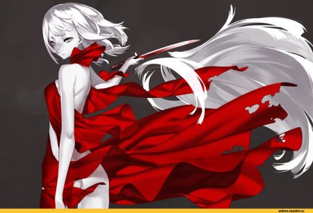 Красно белые волосы у девушек