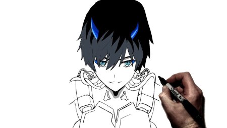 Хиро рисунок аниме