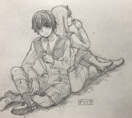 Хиро карандашом аниме