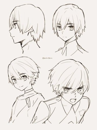 Хиро милый во Франсе рисунок