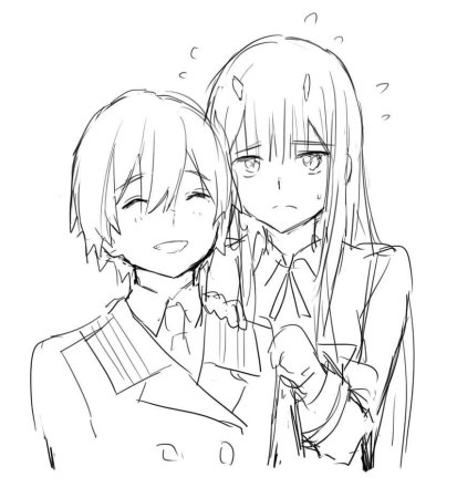 Набросок аниме 2