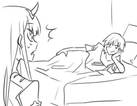 Рисунки для срисовки аниме Хиро