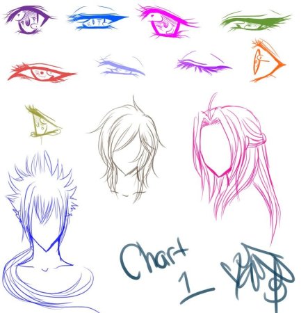 Причёски для мальчиков карандашом