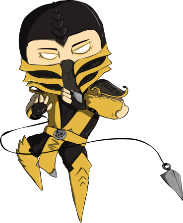 Скорпион мортал комбат аниме