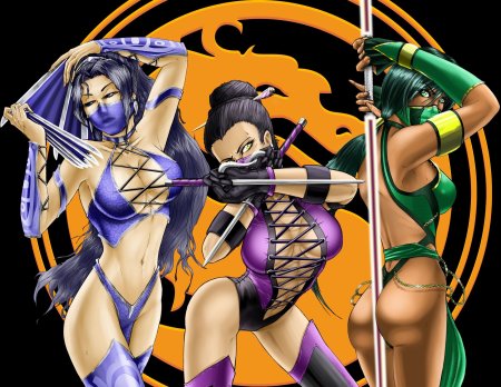 Мортал комбат Китана и Милина